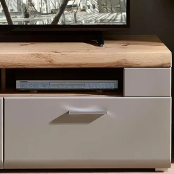 Wohnen Tv & Hifi-Möbel|Lowboards<140x51x47 TV Element in Grau & Eiche - Fraguca