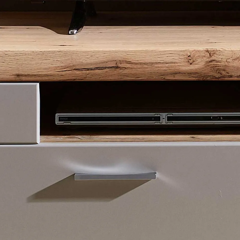 Wohnen Tv & Hifi-Möbel|Lowboards<140x51x47 TV Element in Grau & Eiche - Fraguca