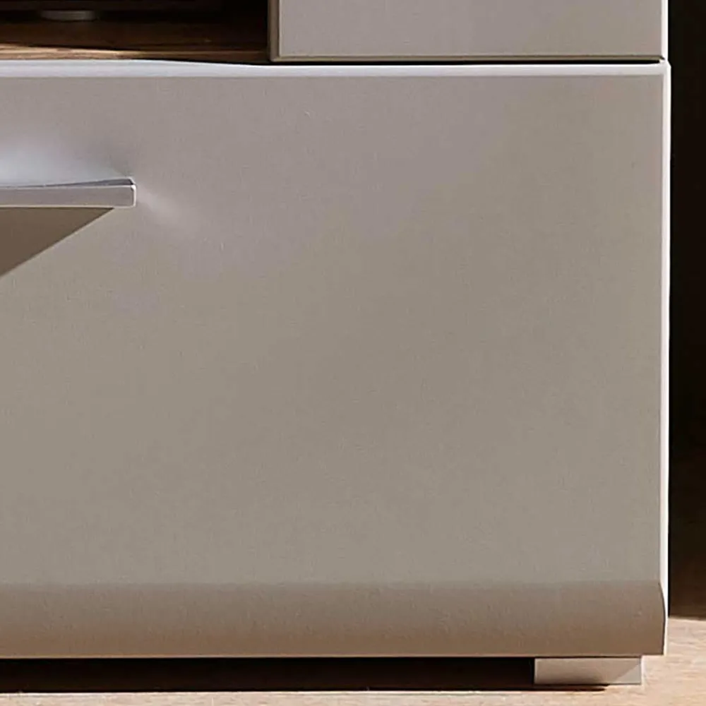 Wohnen Tv & Hifi-Möbel|Lowboards<140x51x47 TV Element in Grau & Eiche - Fraguca