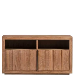 Wohnen Tv & Hifi-Möbel<138x75x50 TV Kommode aus Teak Massivholz - Myons
