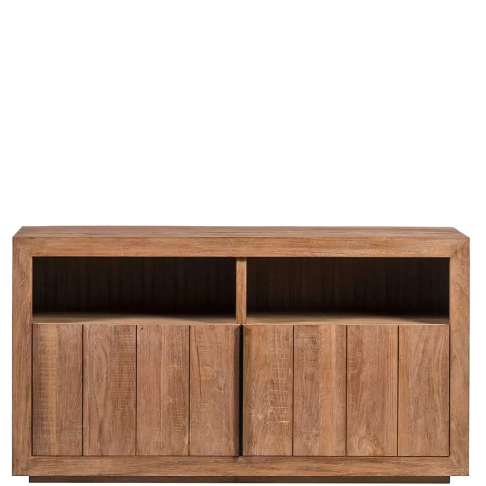 Wohnen Tv & Hifi-Möbel<138x75x50 TV Kommode aus Teak Massivholz - Myons