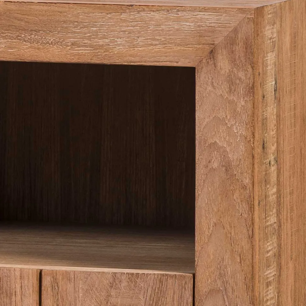 Wohnen Tv & Hifi-Möbel<138x75x50 TV Kommode aus Teak Massivholz - Myons