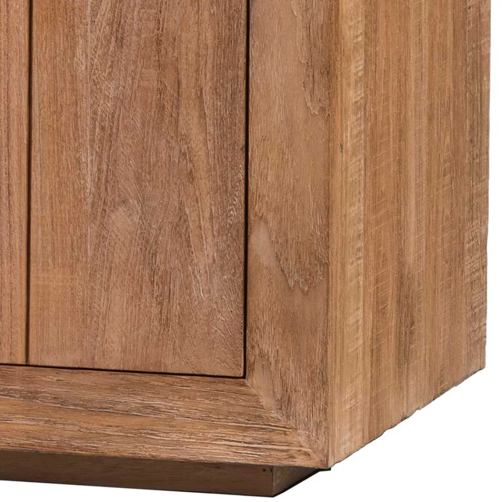 Wohnen Tv & Hifi-Möbel<138x75x50 TV Kommode aus Teak Massivholz - Myons