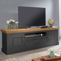 Wohnen Tv & Hifi-Möbel|Lowboards<189x63x42 TV Kommode im Landhausstil - Ustricia