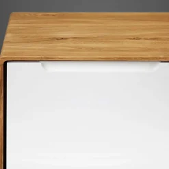 Wohnen Lowboards<120x48x40 TV Kommode in Wildeiche mit Weiß - Diesta I