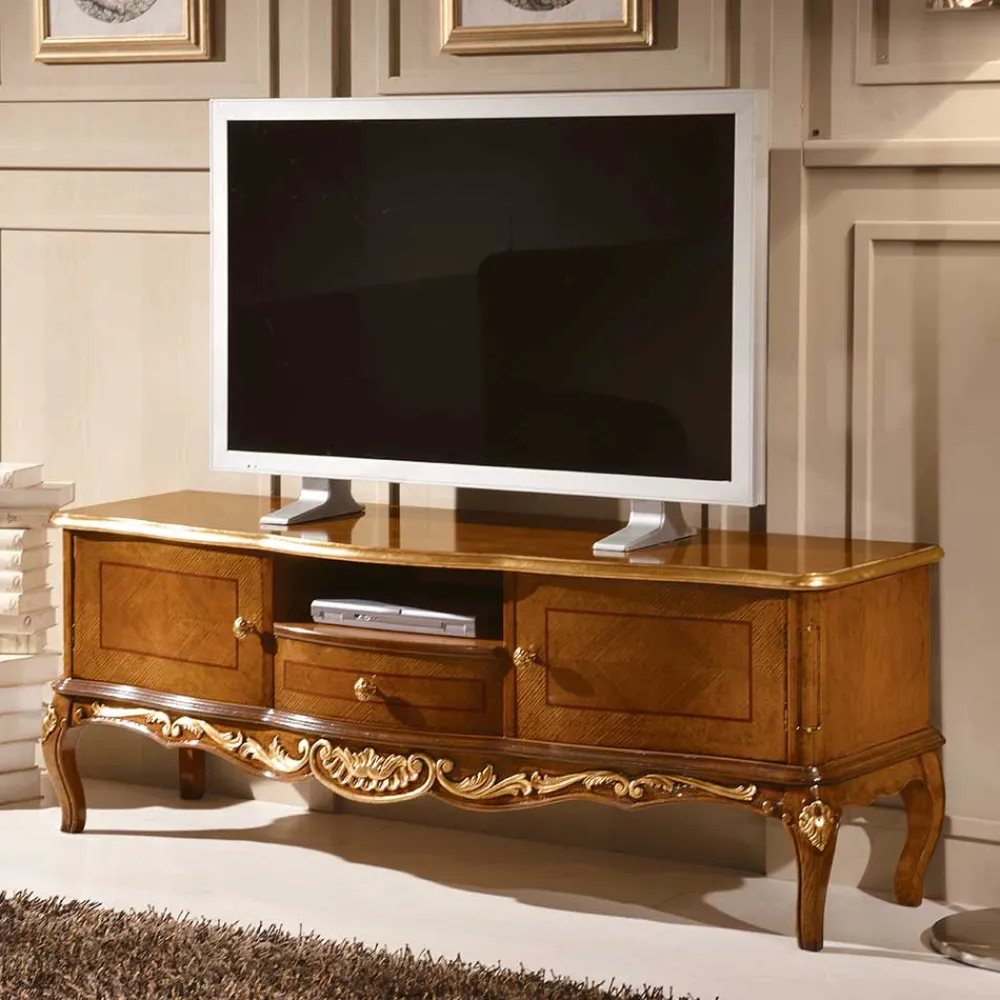 Wohnen Tv & Hifi-Möbel|Lowboards<150x56x49 TV Lowboard im Italienischen Stil - Aciara