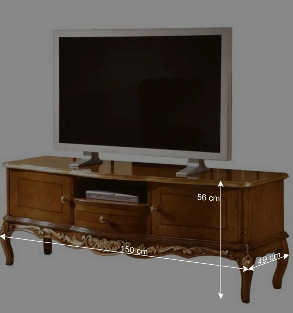 Wohnen Tv & Hifi-Möbel|Lowboards<150x56x49 TV Lowboard im Italienischen Stil - Aciara