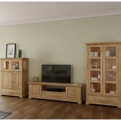 Wohnen Tv & Hifi-Möbel|Lowboards<171x52x39 TV Lowboard im Landhaus Stil - Noellisa