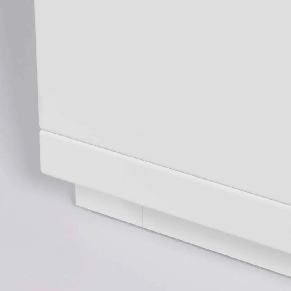 Wohnen Tv & Hifi-Möbel|Lowboards<200x44x36 TV Lowboard in Weiß & Eiche - Vintilias