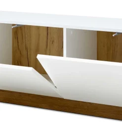 Wohnen Tv & Hifi-Möbel|Lowboards<188x46x40 TV Lowboard mit 2 Klappen - Myrda