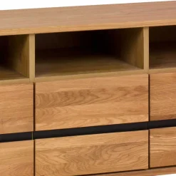 Wohnen Tv & Hifi-Möbel|Lowboards<163x53x42 TV Lowboard mit 3 Schubladen - Sennya