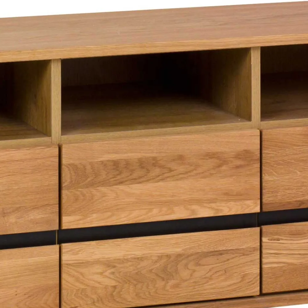 Wohnen Tv & Hifi-Möbel|Lowboards<163x53x42 TV Lowboard mit 3 Schubladen - Sennya