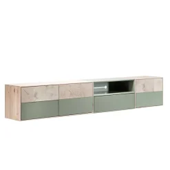 Wohnen Tv & Hifi-Möbel|Lowboards<260x45x40 TV Lowboard zweifarbig - Ajevos