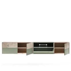 Wohnen Tv & Hifi-Möbel|Lowboards<260x45x40 TV Lowboard zweifarbig - Ajevos