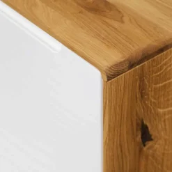 Wohnen Tv & Hifi-Möbel|Lowboards<180x48x40 TV Möbel in Wildeiche & Weiß - Diesta