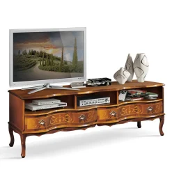Wohnen Tv & Hifi-Möbel|Lowboards<169x60x37 TV Phonotisch mit Barock Design - Motiz