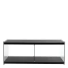 Wohnen Tv & Hifi-Möbel|Lowboards<120x45x60 TV Regal in Schwarz lackiert - Voreno