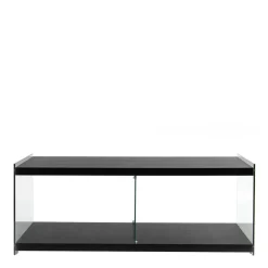 Wohnen Tv & Hifi-Möbel|Lowboards<120x45x60 TV Regal in Schwarz lackiert - Voreno