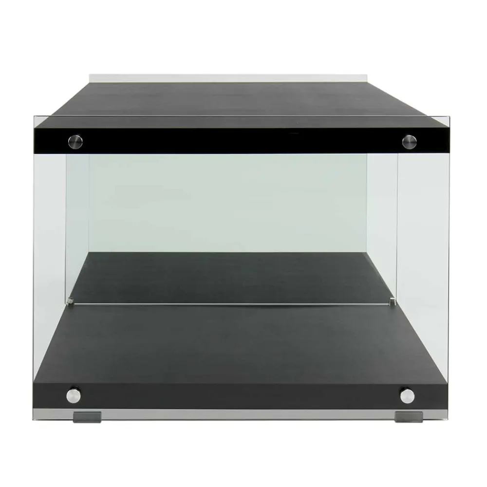 Wohnen Tv & Hifi-Möbel|Lowboards<120x45x60 TV Regal in Schwarz lackiert - Voreno