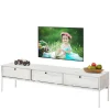 Wohnen Tv & Hifi-Möbel|Lowboards<175x45x40 TV Tisch mit drei Klappen - Ejeliva