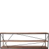 Wohnen Tv & Hifi-Möbel|Lowboards<140x47x40 TV Tisch Regal aus Massivholz & Stahl - Offia