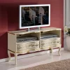Wohnen Tv & Hifi-Möbel|Lowboards<110x61x36 TV Unterschrank im Barockstil - Iviada