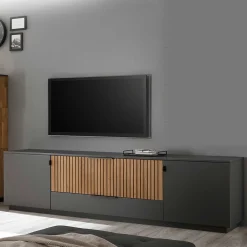 Wohnen Tv & Hifi-Möbel|Lowboards<223x60x45 TV Unterschrank Lowboard modern - Cruzca