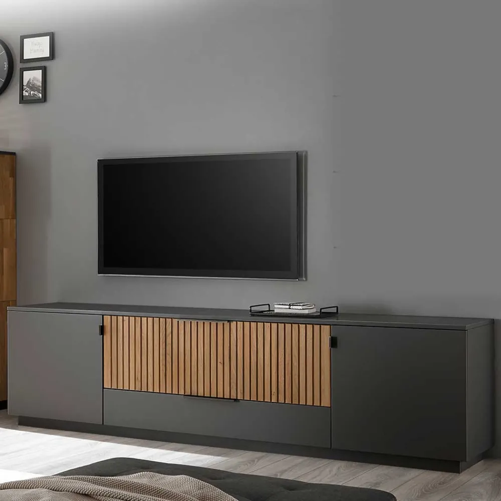 Wohnen Tv & Hifi-Möbel|Lowboards<223x60x45 TV Unterschrank Lowboard modern - Cruzca