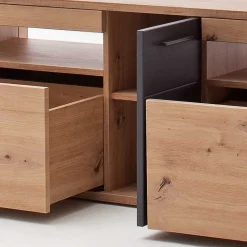 Wohnen Tv & Hifi-Möbel|Lowboards<180x55x50 TV Unterschrank zweifarbig - Vecenda