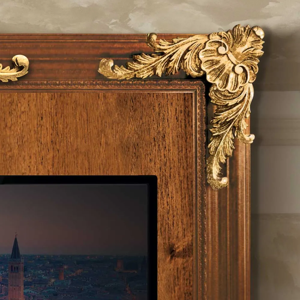 Wohnen Tv & Hifi-Möbel<150x130x6 TV Wandpaneel im Itaiienischen Stil - Carlenna