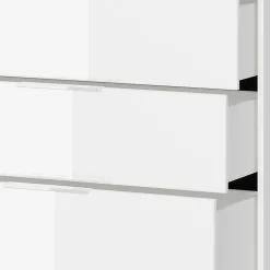 Wohnen Kommoden<83x101x42 Vier-Schubladen-Kommode in Weiß - Thima