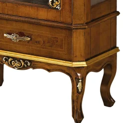 Wohnen Vitrinen<68x204x41 Vitrine im Italienischem Stil - Leonid