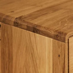 Wohnen Highboards|Vitrinen<90x110x40 Vitrine Kommode aus Wildeiche - Eavy