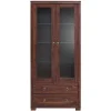 Wohnen Vitrinen<80x178x40 Vitrine mit 2 Schubladen - Luvin