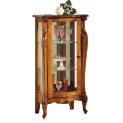 Wohnen Vitrinen<60x120x40 Vitrine mit Spiegel Rückwand - Carlenna II