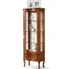 Wohnen Vitrinen<31x175x60 Vitrinenschrank im Italienischem Stil - Venerdina