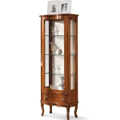Wohnen Vitrinen<31x175x60 Vitrinenschrank im Italienischem Stil - Venerdina