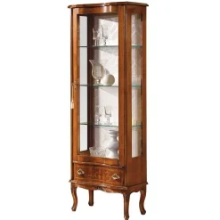 Wohnen Vitrinen<31x175x60 Vitrinenschrank im Italienischem Stil - Venerdina