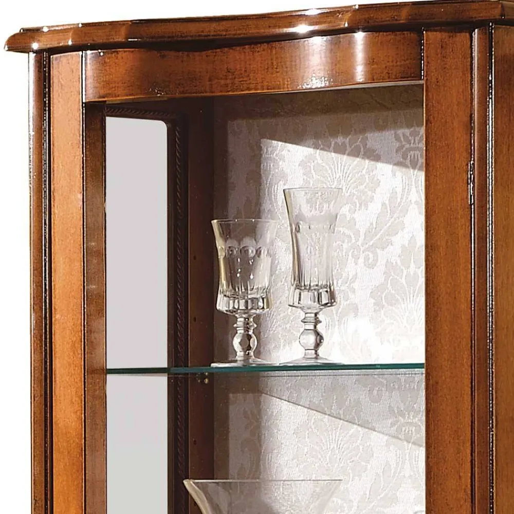 Wohnen Vitrinen<31x175x60 Vitrinenschrank im Italienischem Stil - Venerdina