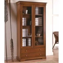 Wohnen Vitrinen<94x179x38 Vitrinenschrank im klassischen Stil - Lemerzi