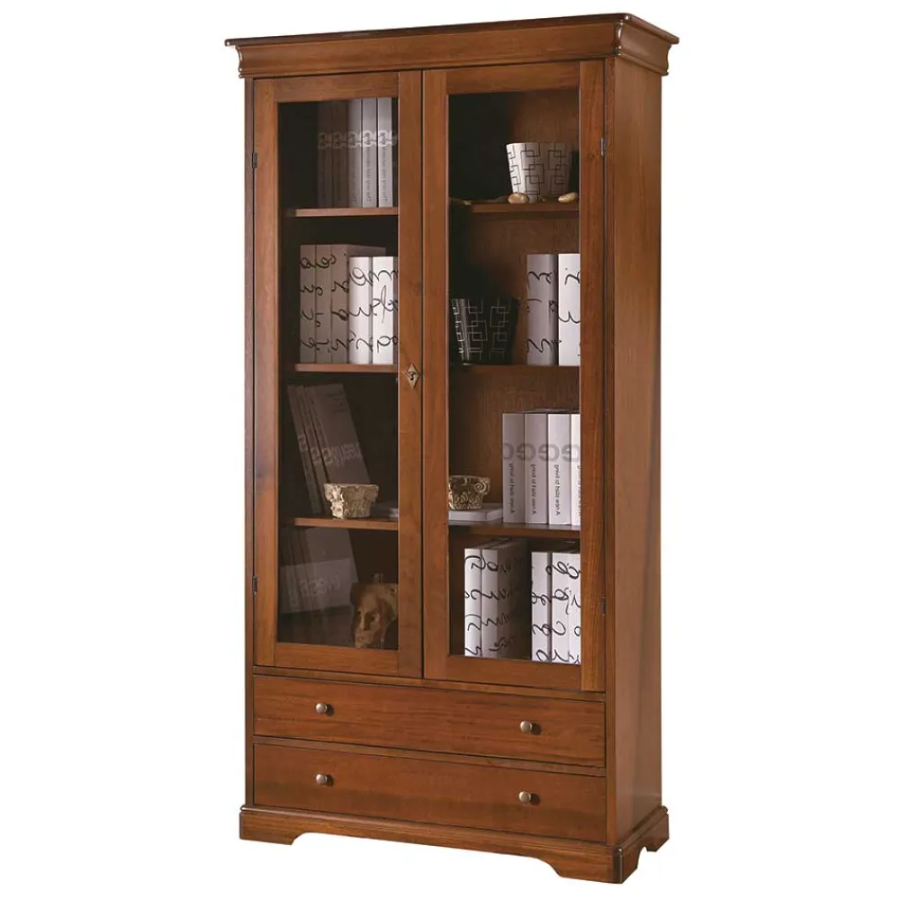 Wohnen Vitrinen<94x179x38 Vitrinenschrank im klassischen Stil - Lemerzi