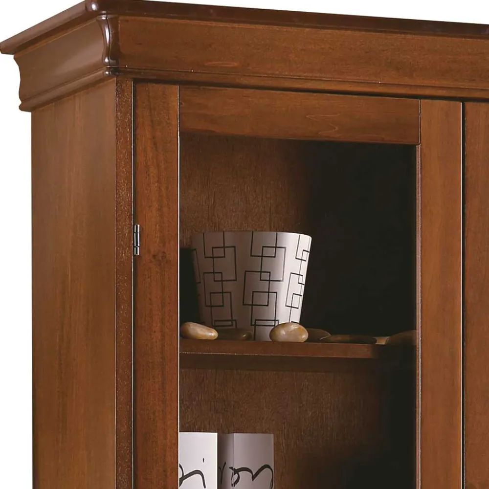 Wohnen Vitrinen<94x179x38 Vitrinenschrank im klassischen Stil - Lemerzi