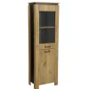 Wohnen Vitrinen<60x190x38 Vitrinenschrank in Zinneiche NB - Traudarian