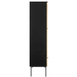 Wohnen Vitrinen<79x179x43 Vitrinenschrank mit Doppeltür - Piassona