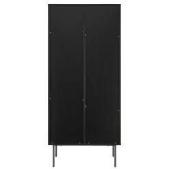 Wohnen Vitrinen<79x179x43 Vitrinenschrank mit Doppeltür - Piassona