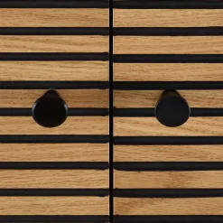 Wohnen Vitrinen<79x179x43 Vitrinenschrank mit Doppeltür - Piassona