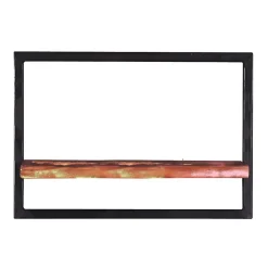 Wohnen Regale<50x35x25 Wandboard aus Altholz mit Metallrahmen - Jamaica