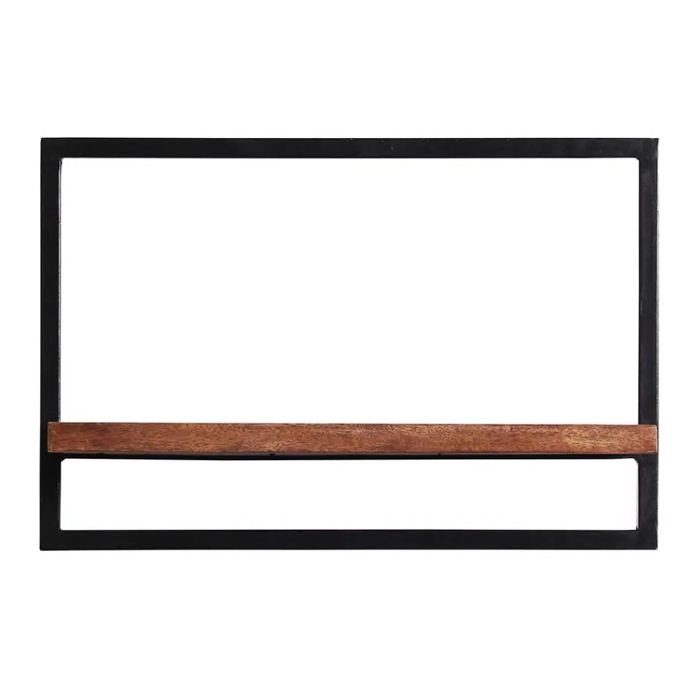 Wohnen Regale<65x25x35 Wandboard aus Holz & Altmetall - Mendoza