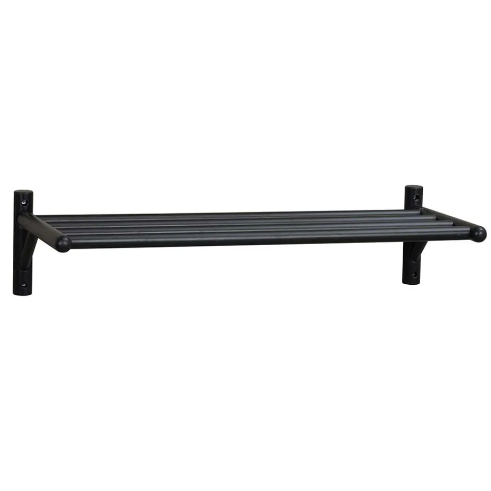 Wohnen Regale<80x19x33 Wandboard für Schuhe in Schwarz - Evlinu