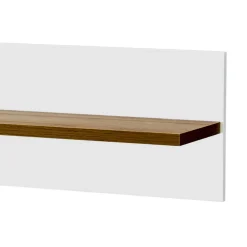Wohnen Regale<138x20x20 Wandboard mit Rückwand - Myrda